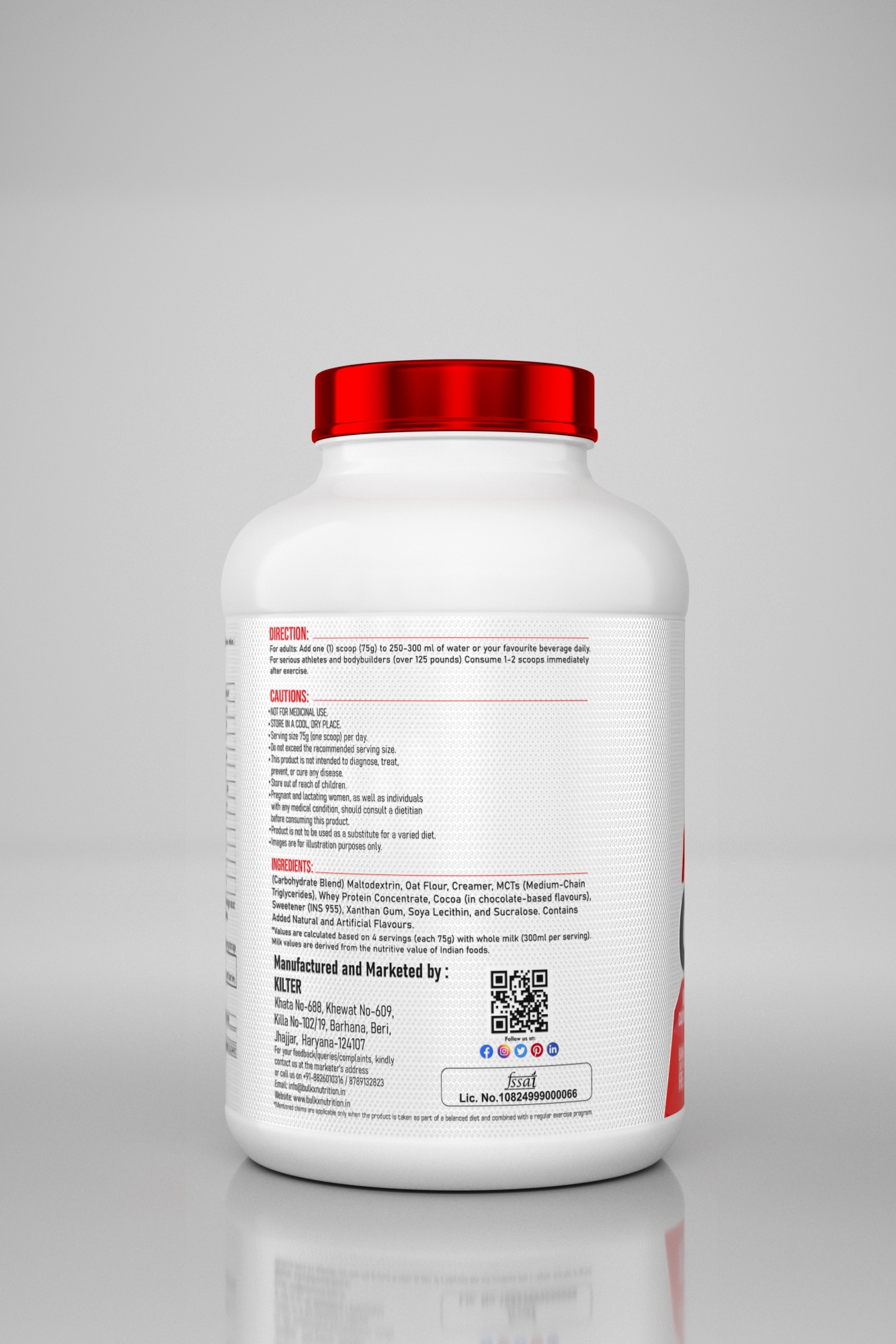 Bulk X RAPID GAINER 1KG 03